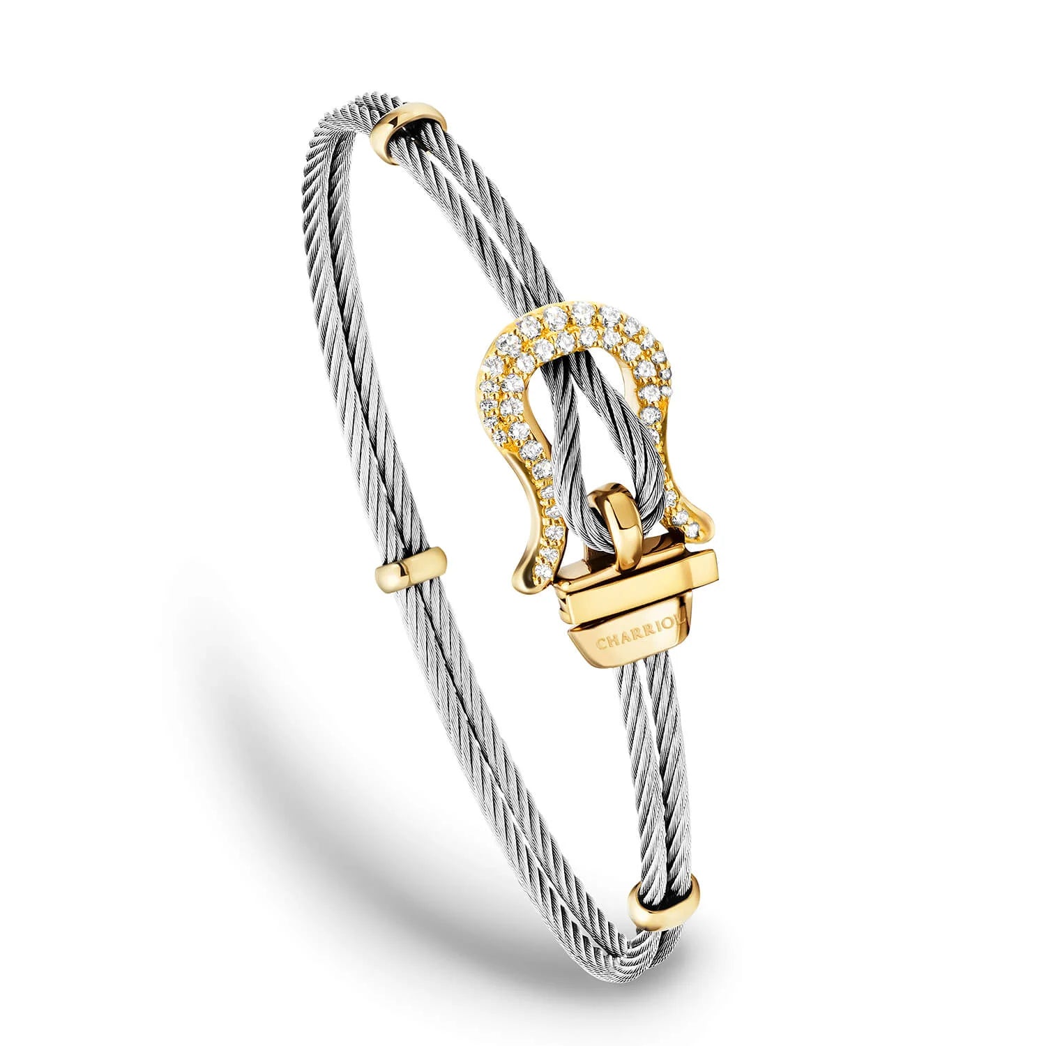 Acero_Oro 18KT con 40 Diamantes 0.29ct