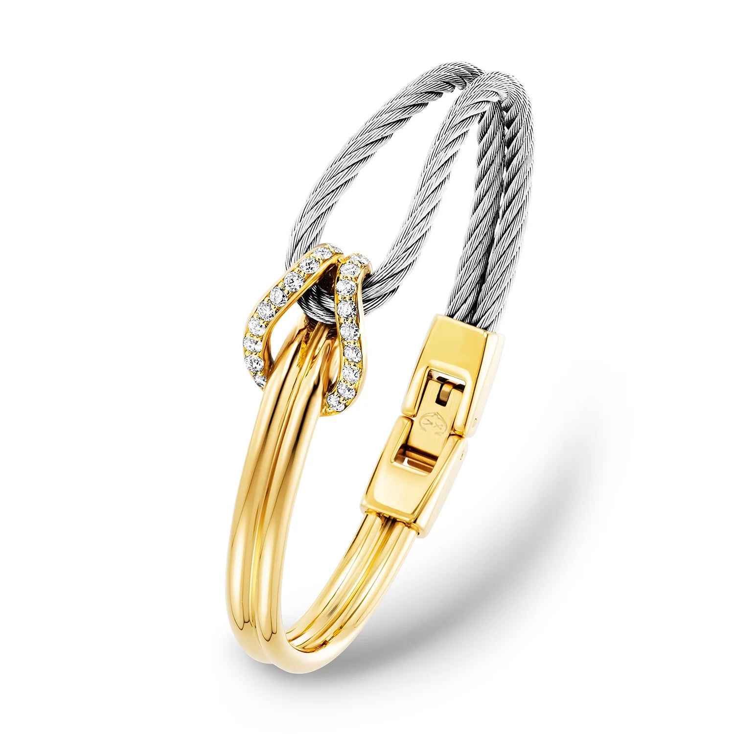 Acero_Oro 18KT con 22 Diamantes 0.73ct