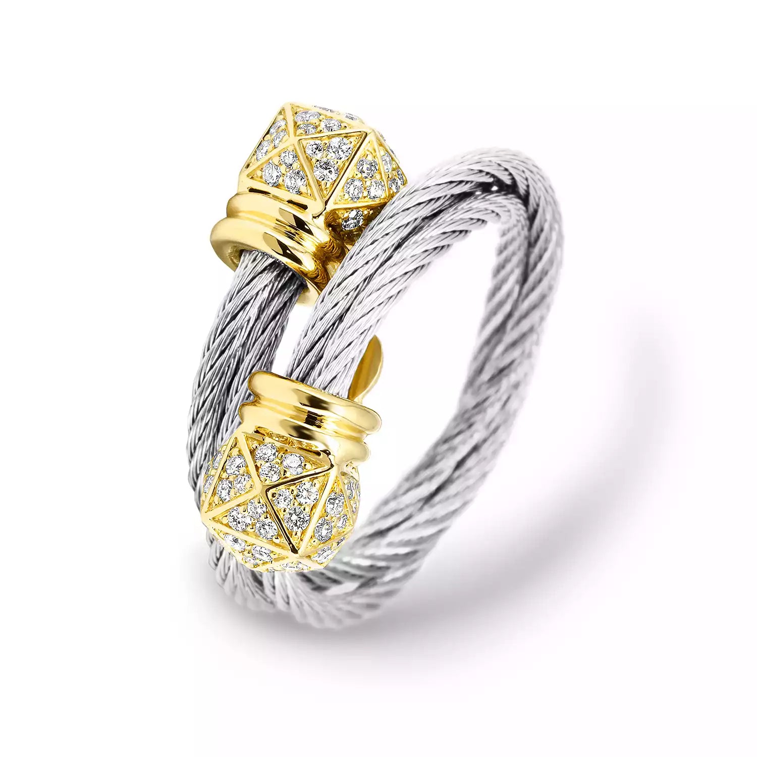 Acero_Oro 18KT con 120 Diamantes 0.57ct