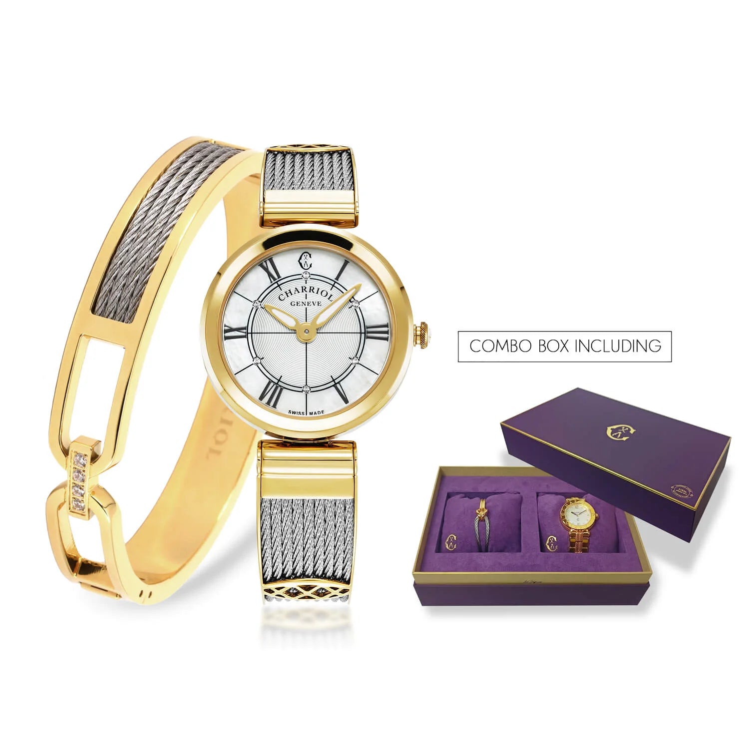 Combo set Sarah - ©2025 Philippe Charriol International Ltd. -