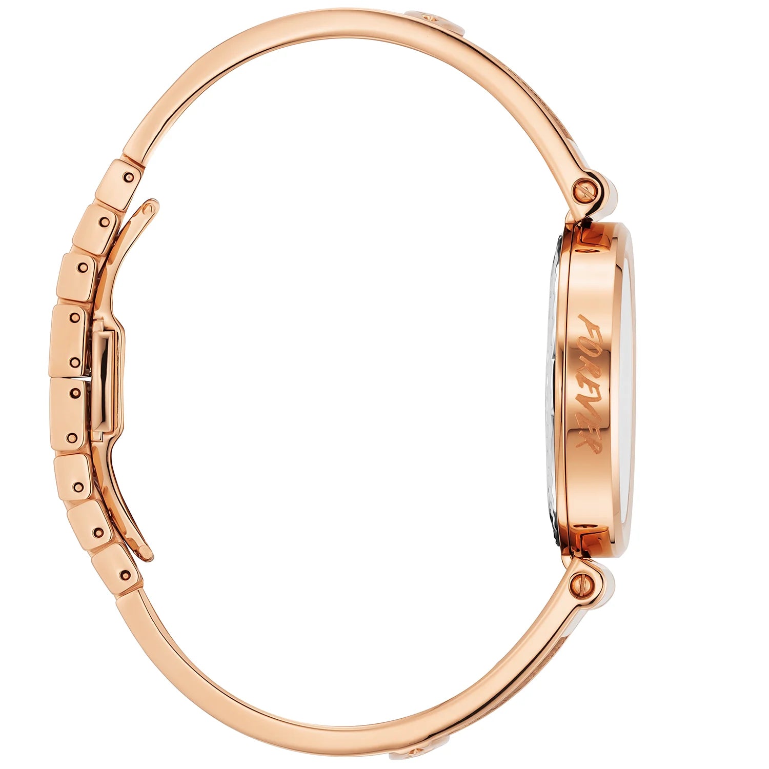 FOREVER, 32MM, CALIBRE CUARZO, DIAL TIGRE, PVD ORO ROSA, PULSERA CABLE ACERO - Charriol Geneve - Relojes