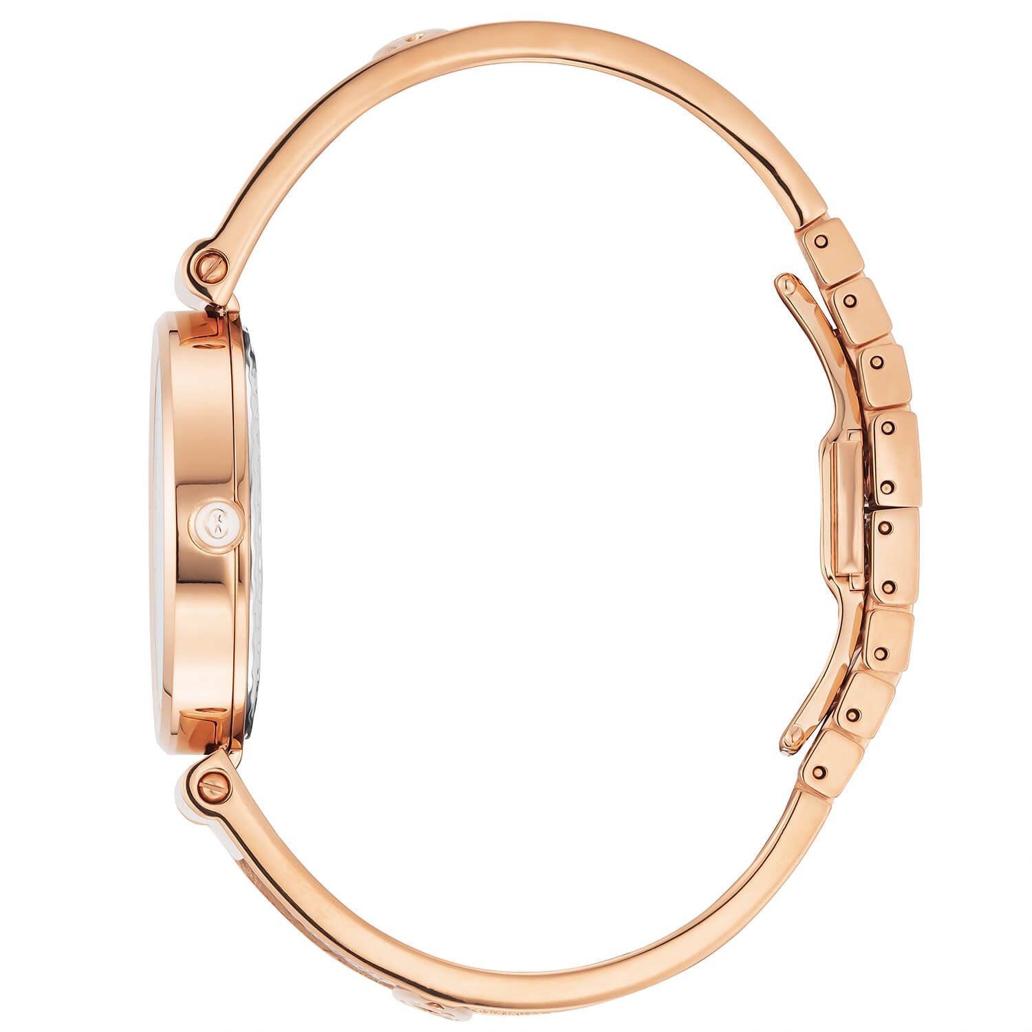 FOREVER YOURS, 32MM, CUARZO CALIBRE, PERLA MADRE CON 12 DIAMANTES DIAL, ORO ROSA PVD BEZEL, PULSERA DE ACERO - Charriol Geneve - Watch