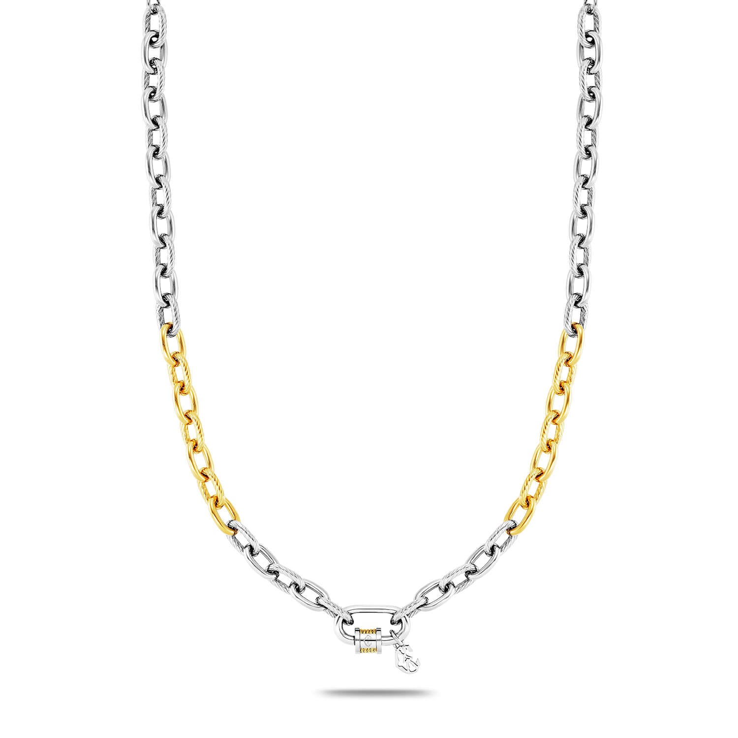 Acero y oro amarillo