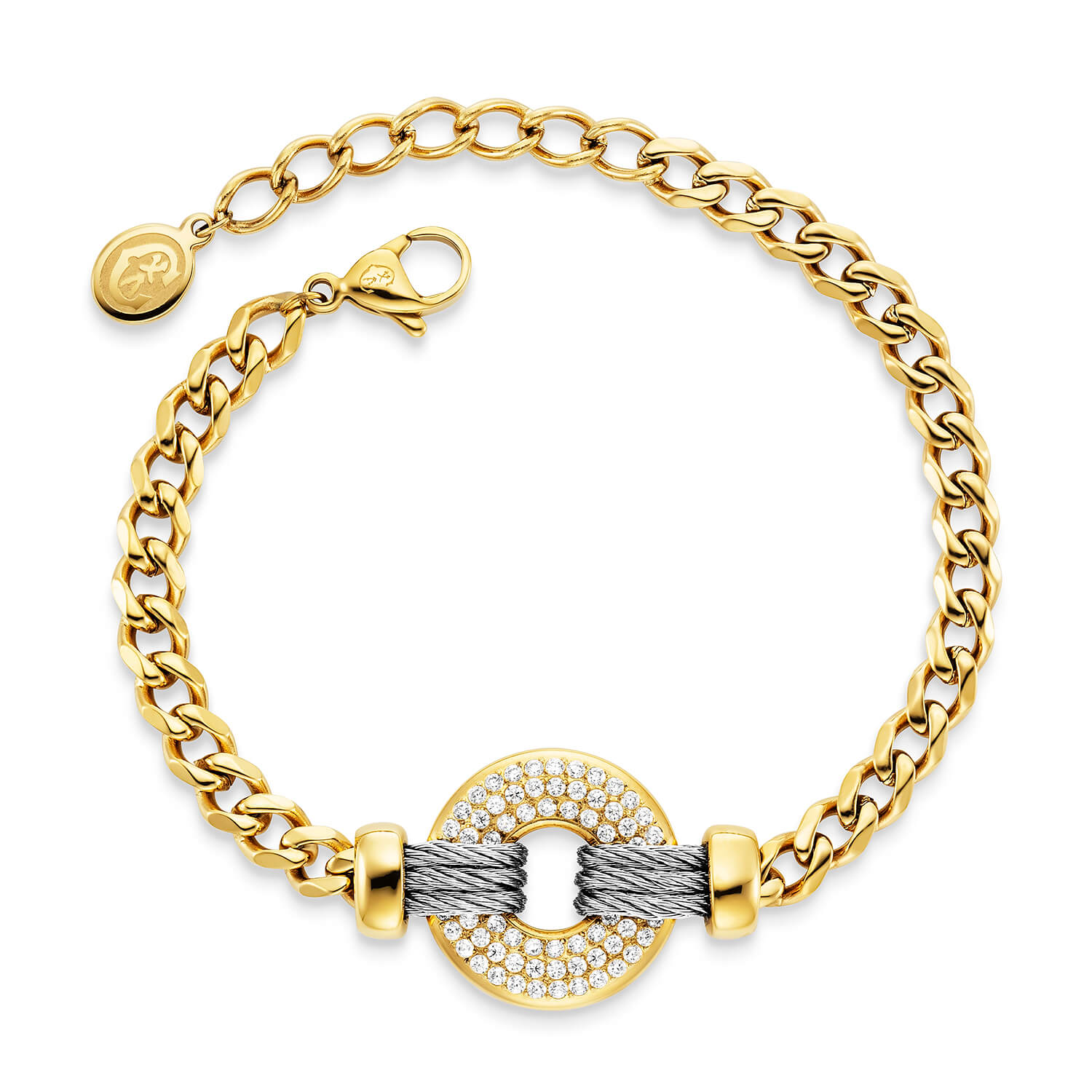 Oro amarillo_acero con circonitas