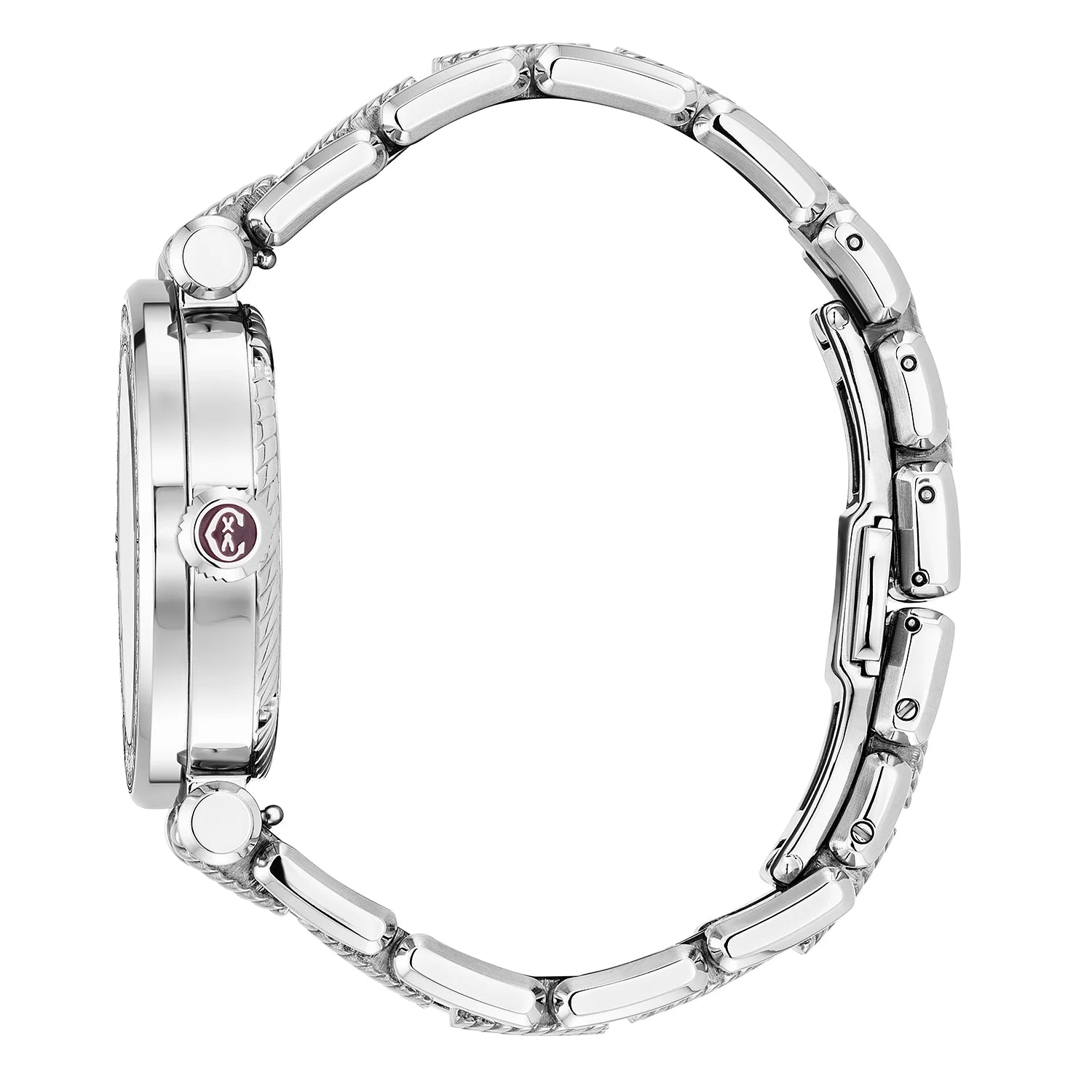 NAVIGATOR CRUISE, 36MM, CALIBRE CUARZO, DIAL DE PERLA MADRE, 30 DIAMANTES, PULSERA DE ACERO INTERCAMBIABLE - Charriol Geneve - Watch