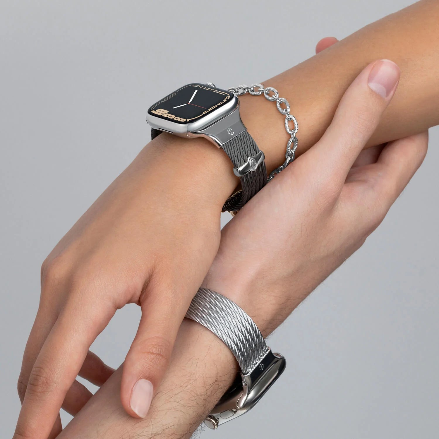 Negro con acero Décors_Muñeca 16cm