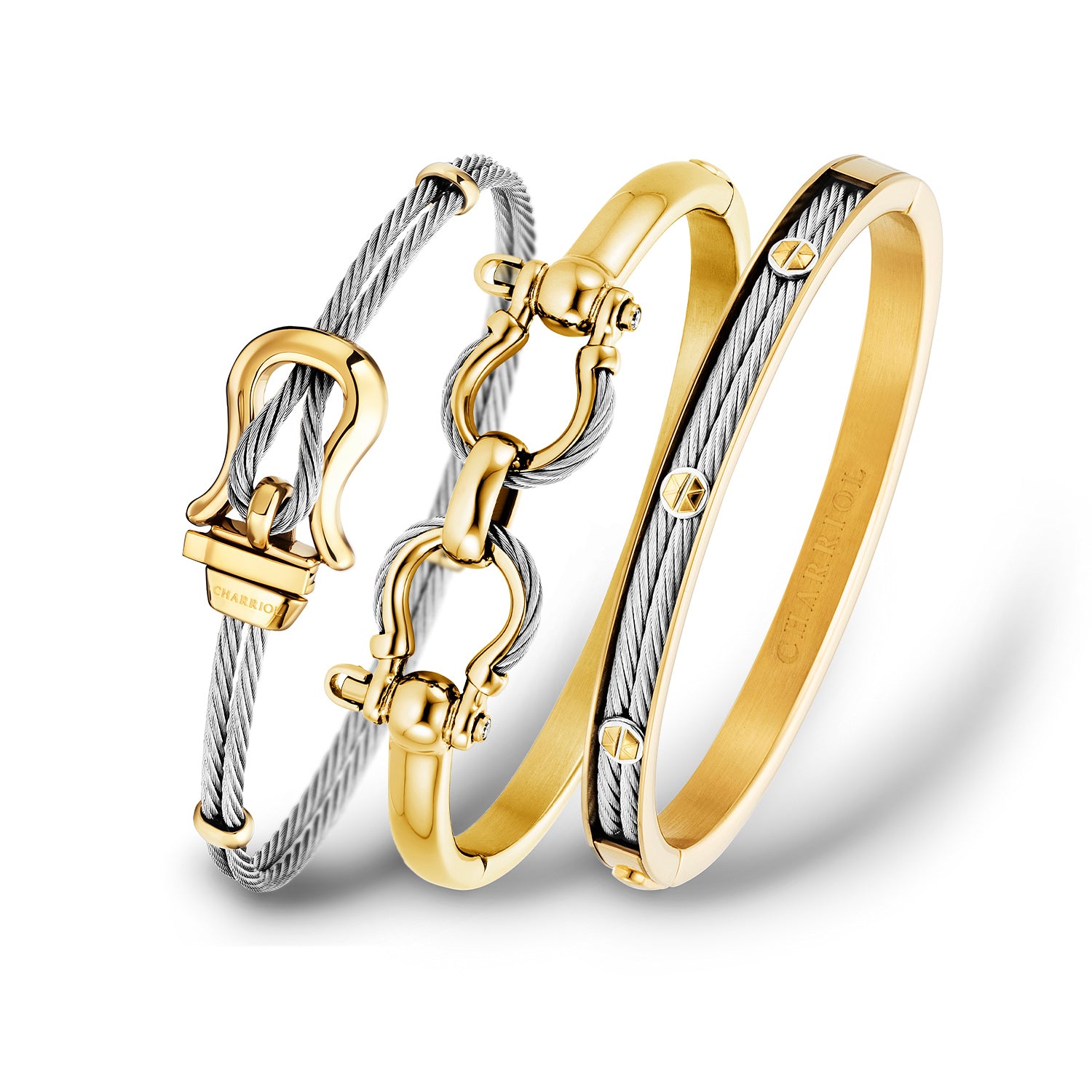 Golden Bundle - © 2024 Charriol - Pulseras y Bangles