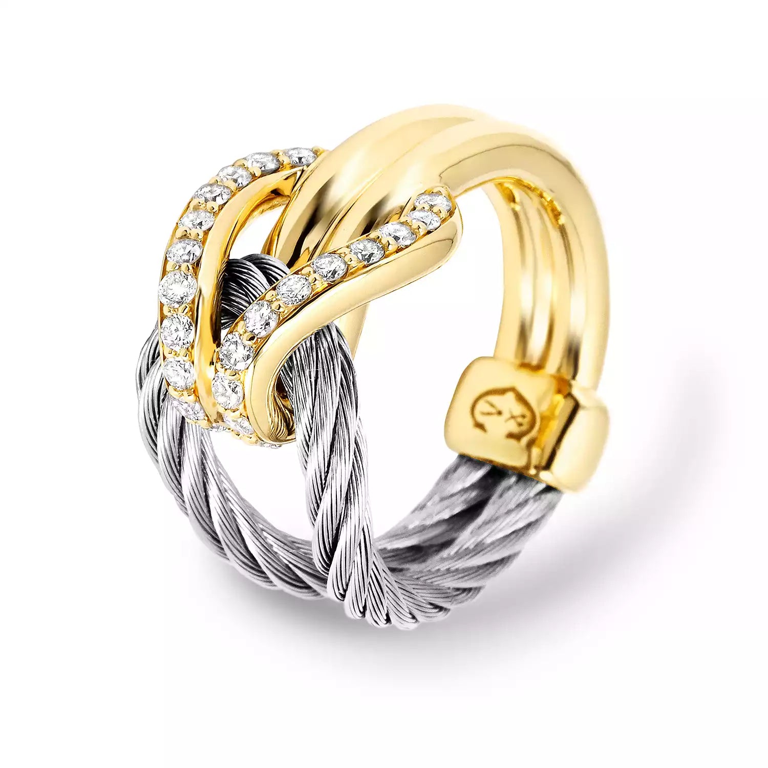 Acero_Oro 18KT con 22 Diamantes 0.33ct