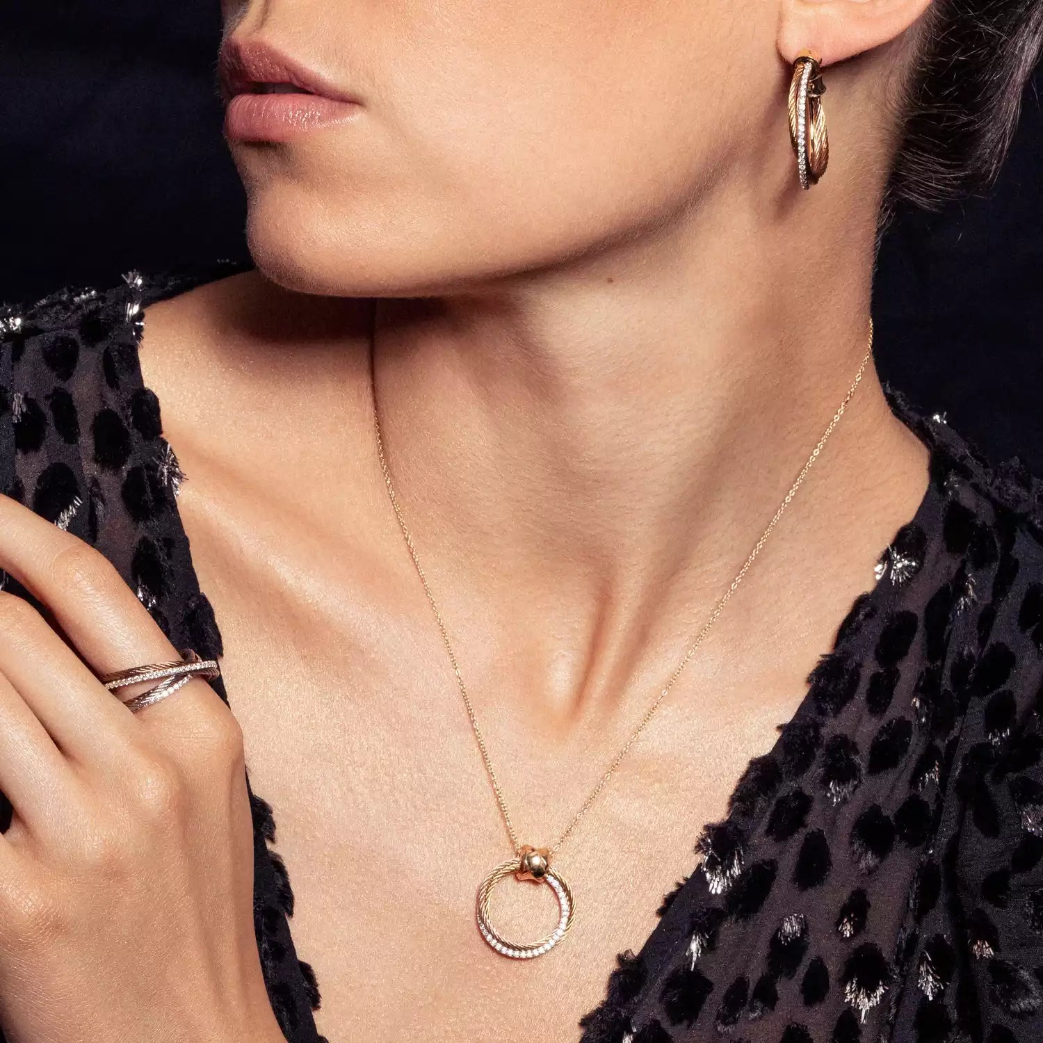 Celtic Collar Triquetra - Charriol Geneve - Collares y Colgantes