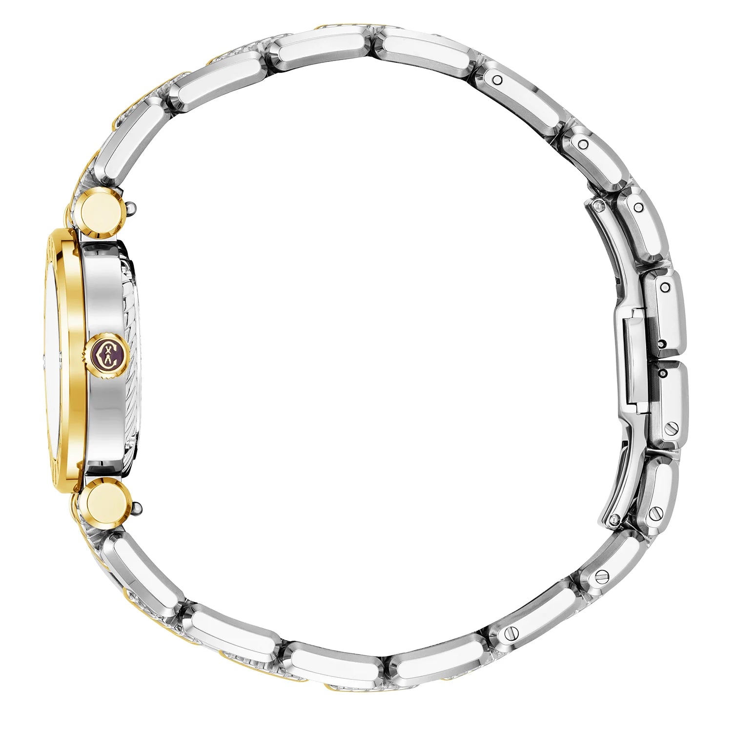 NAVIGATOR CRUISE, 28MM, CALIBRE CUARZO, DIAL DE PERLA MADRE, "CHARRIOL CHARRIOL " BEZEL, ACERO BICOLOR PULSERA INTERCAMBIABLE - Charriol Geneve - Reloj