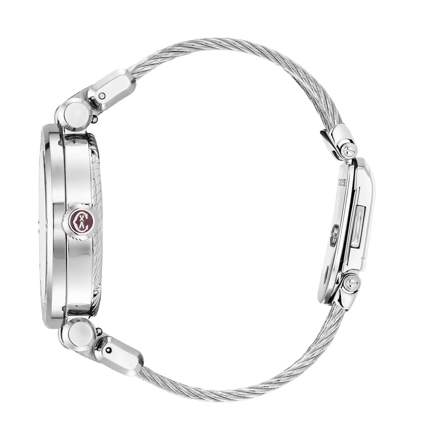 NAVIGATOR CRUISE, 36MM, CALIBRE CUARZO LUNAFASE, ESFERA AVENTURINA IMPRESA CON 11 DIAMANTES, PULSERA DE ACEROCHARRIOL CHARRIOL" CON 2 TORNILLOS, PULSERA DE ACERO CON CABLE INTERCAMBIABLE - © 2024 Charriol - Reloj