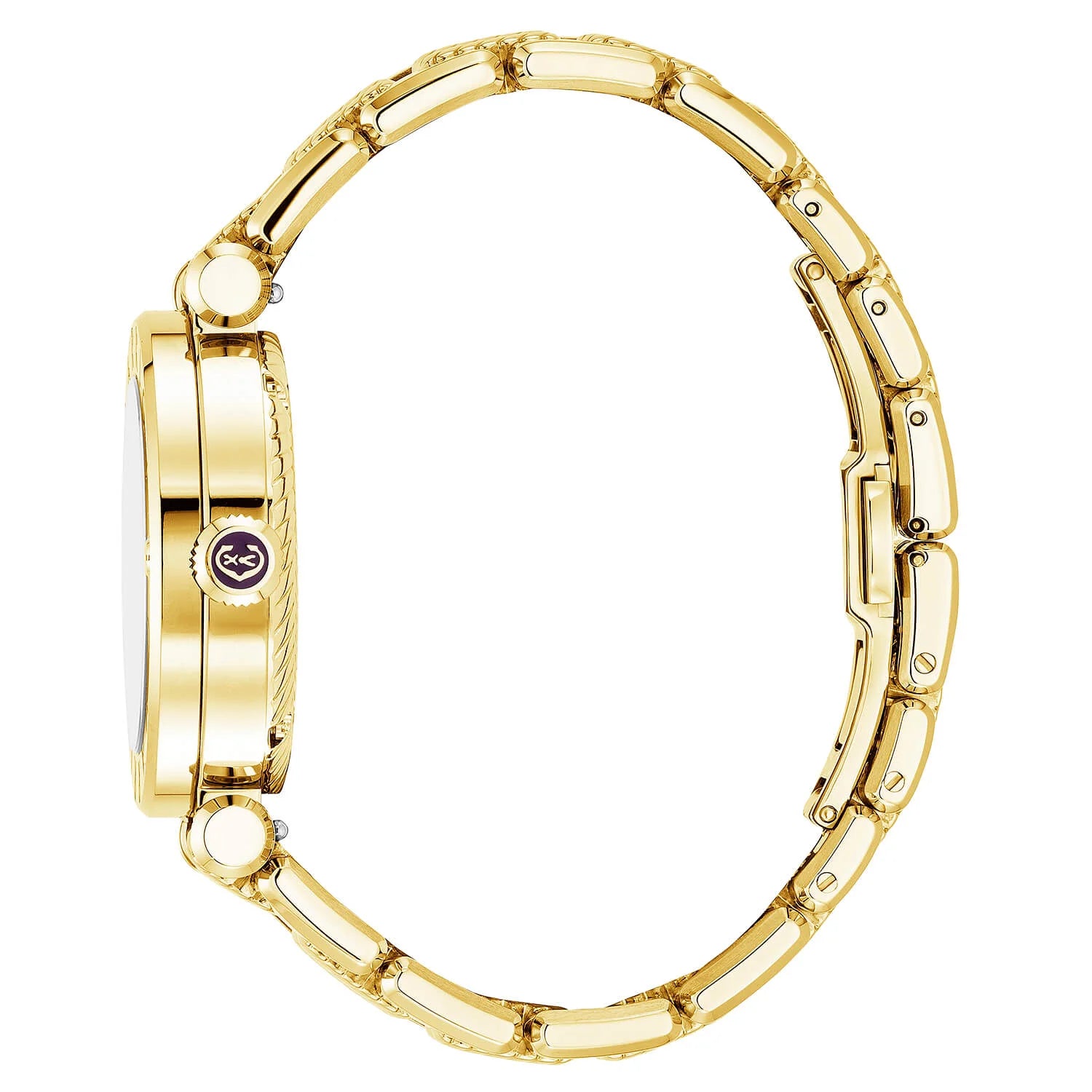 NAVIGATOR CRUISE, 36MM, QUARTZ CALIBRE, WHITE MOTHER-OF-PEARL WITH 12 ROMAN FIGURES DIAL, STEEL YELLOW GOLD PVD "CHARRIOL CHARRIOL" WITH 2 SCREWS BEZEL, METAL YELLOW GOLD PVD INTERCHANGEABLE BRACELET - © 2024 Charriol -  Watch