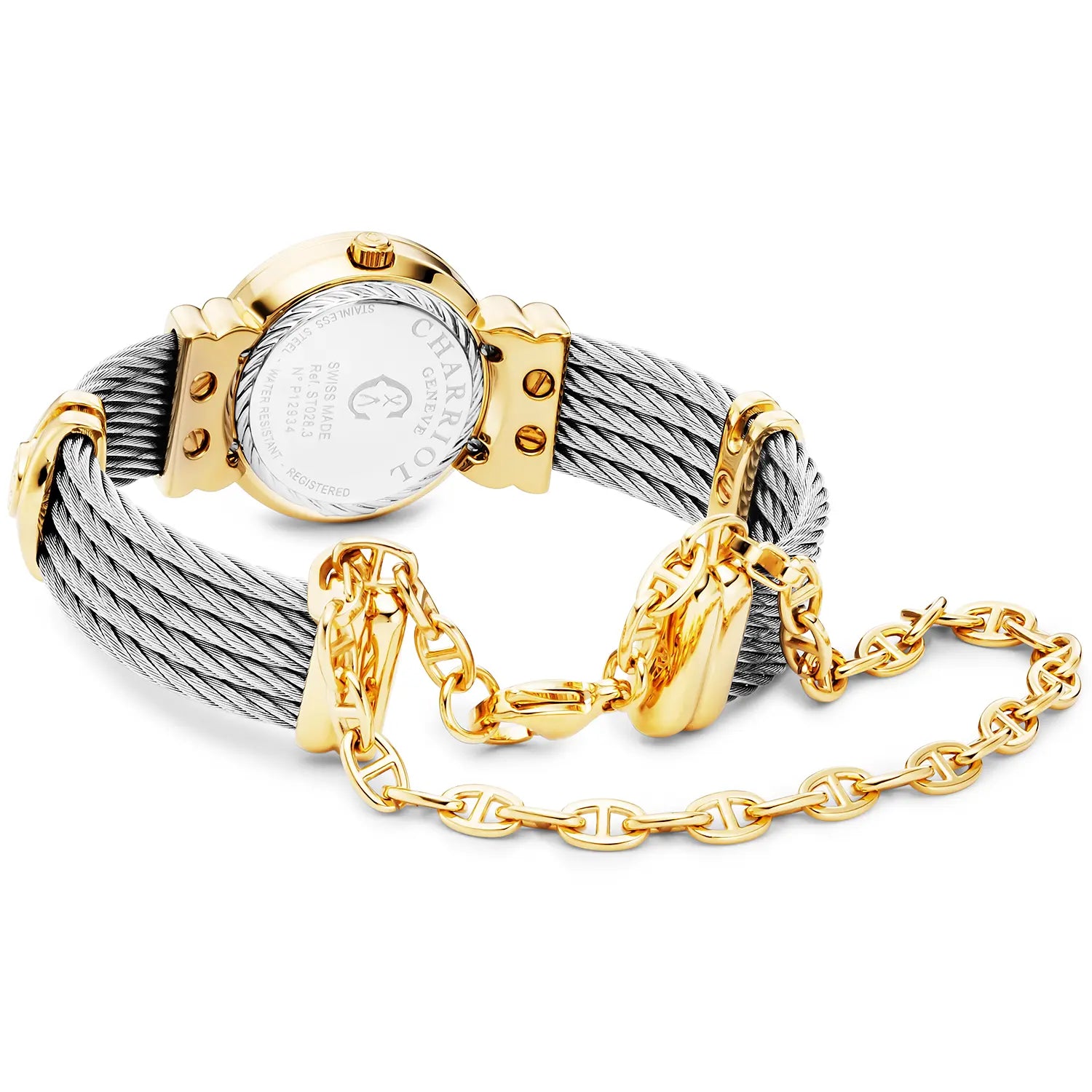 St Tropez Reloj Icon PVD Oro Amarillo y Acero - Charriol Geneve - Watch