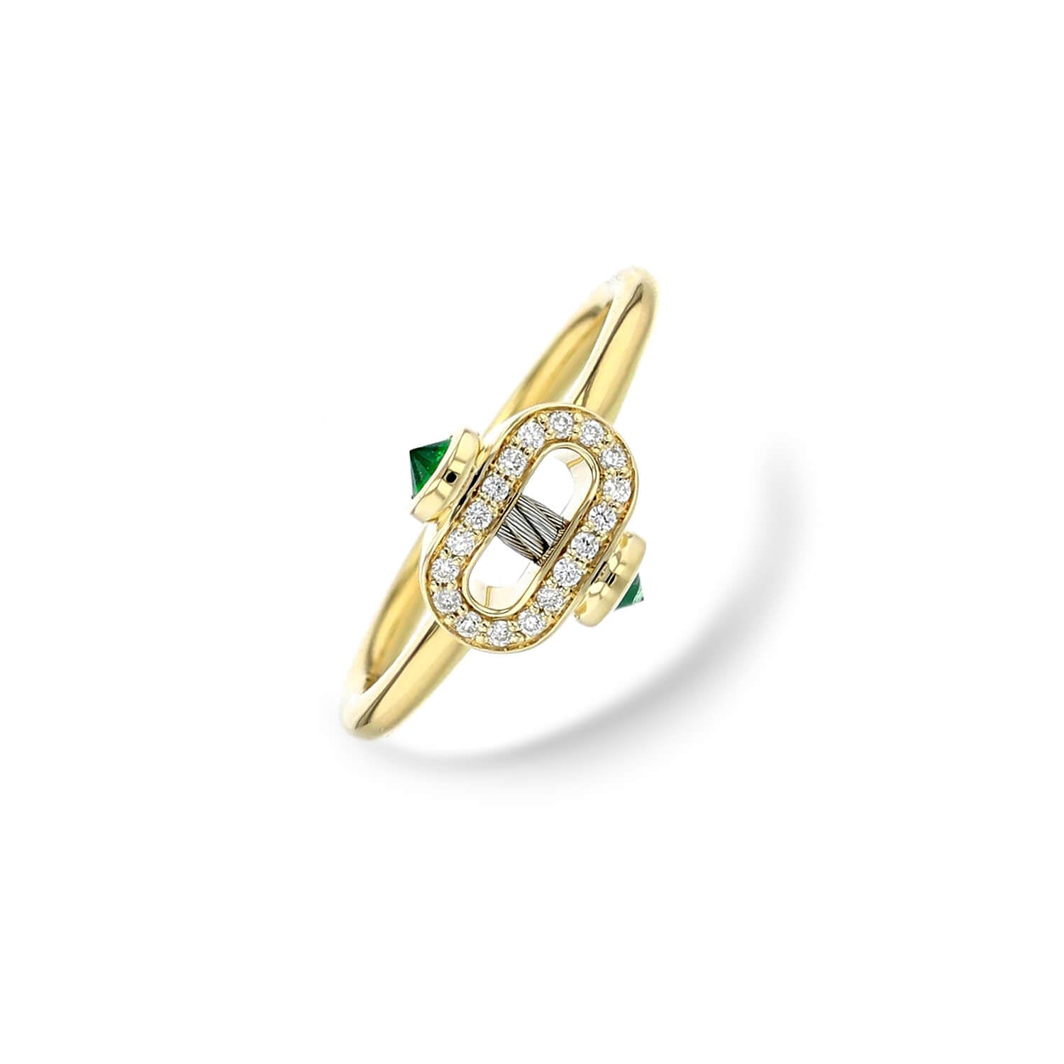 Steel_Gold 18KT with 27 Diamonds 0.22ct