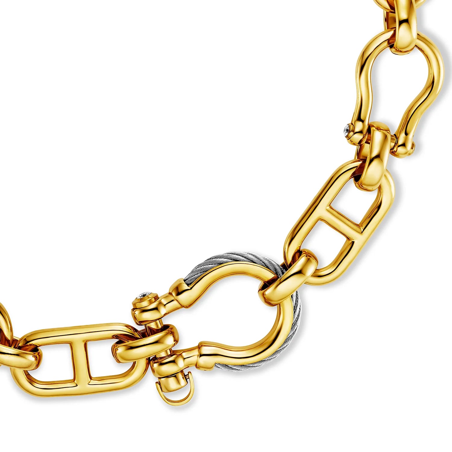 Yellow Gold_Steel_45cm to 53cm
