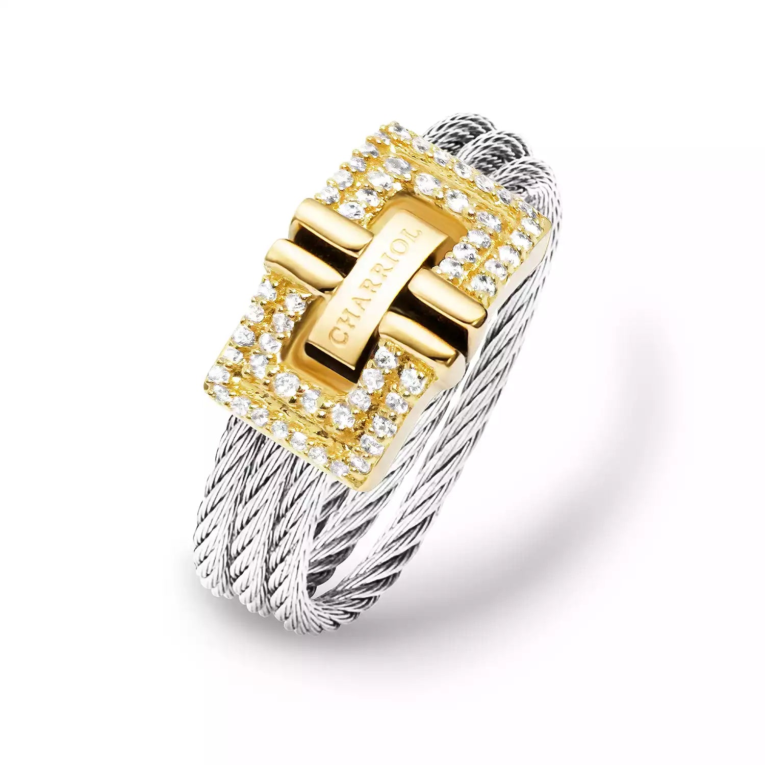 Acero_Oro 18KT con 54 Diamantes 0.21ct