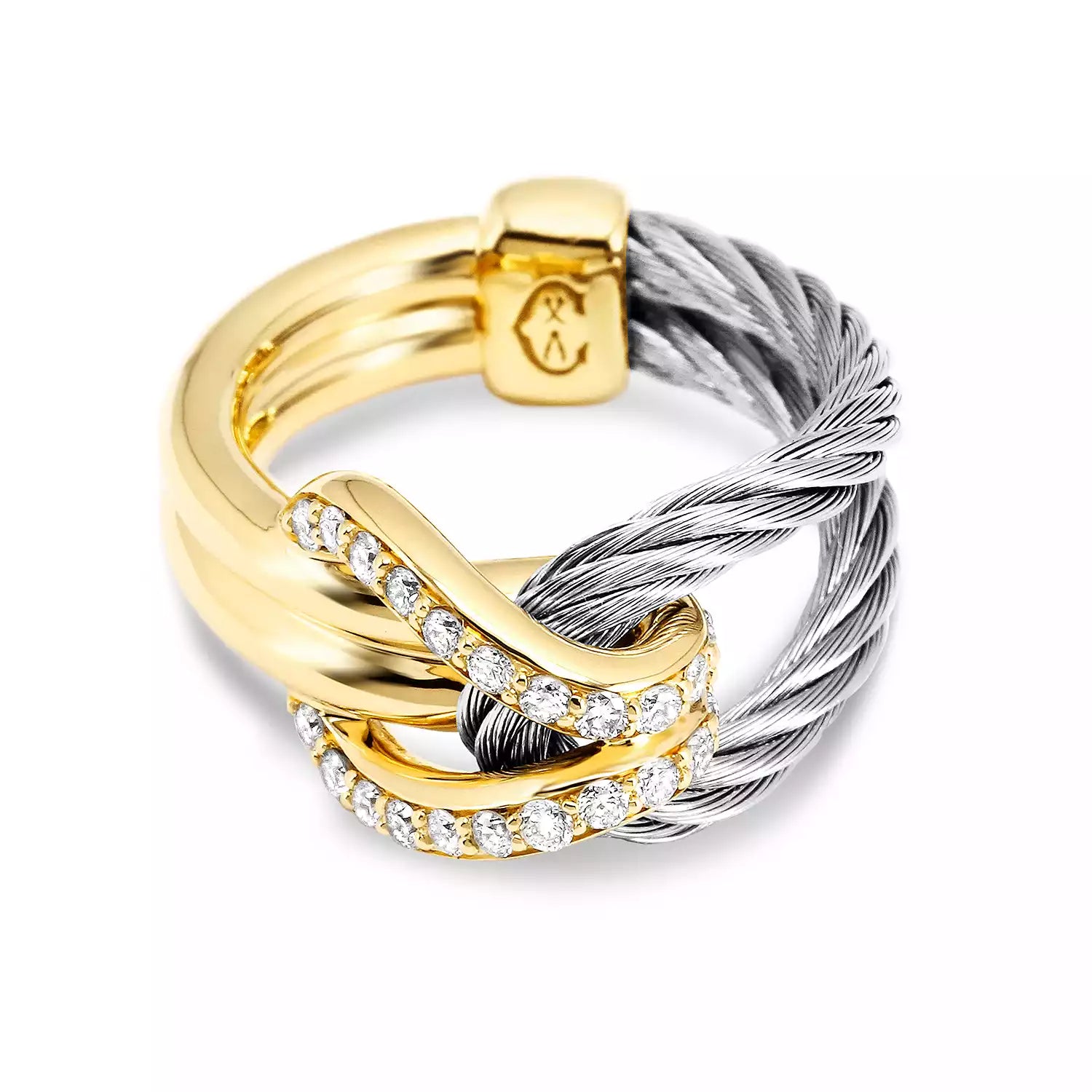 Acero_Oro 18KT con 22 Diamantes 0.33ct